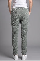 PATCH FLOWER CRINKLE PANT