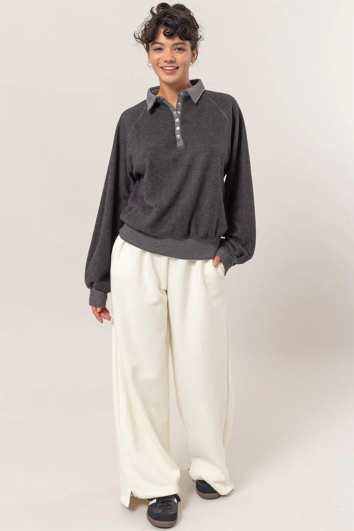 SWEATPANTS WITH WIDE LEG
