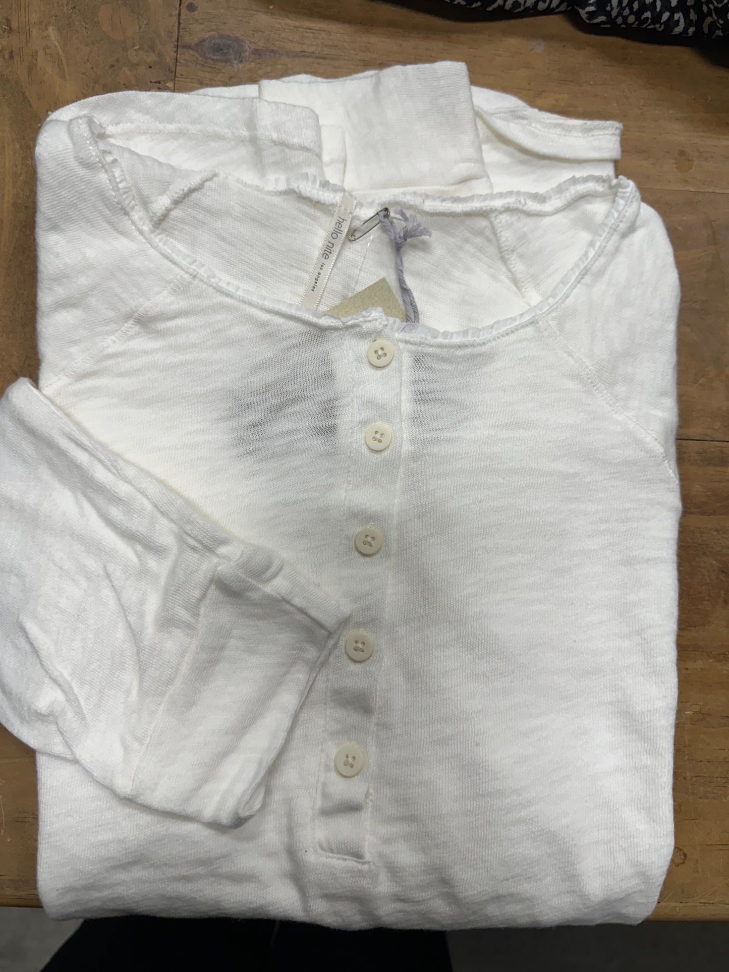 PAIGE LACE TRIM HENLEY