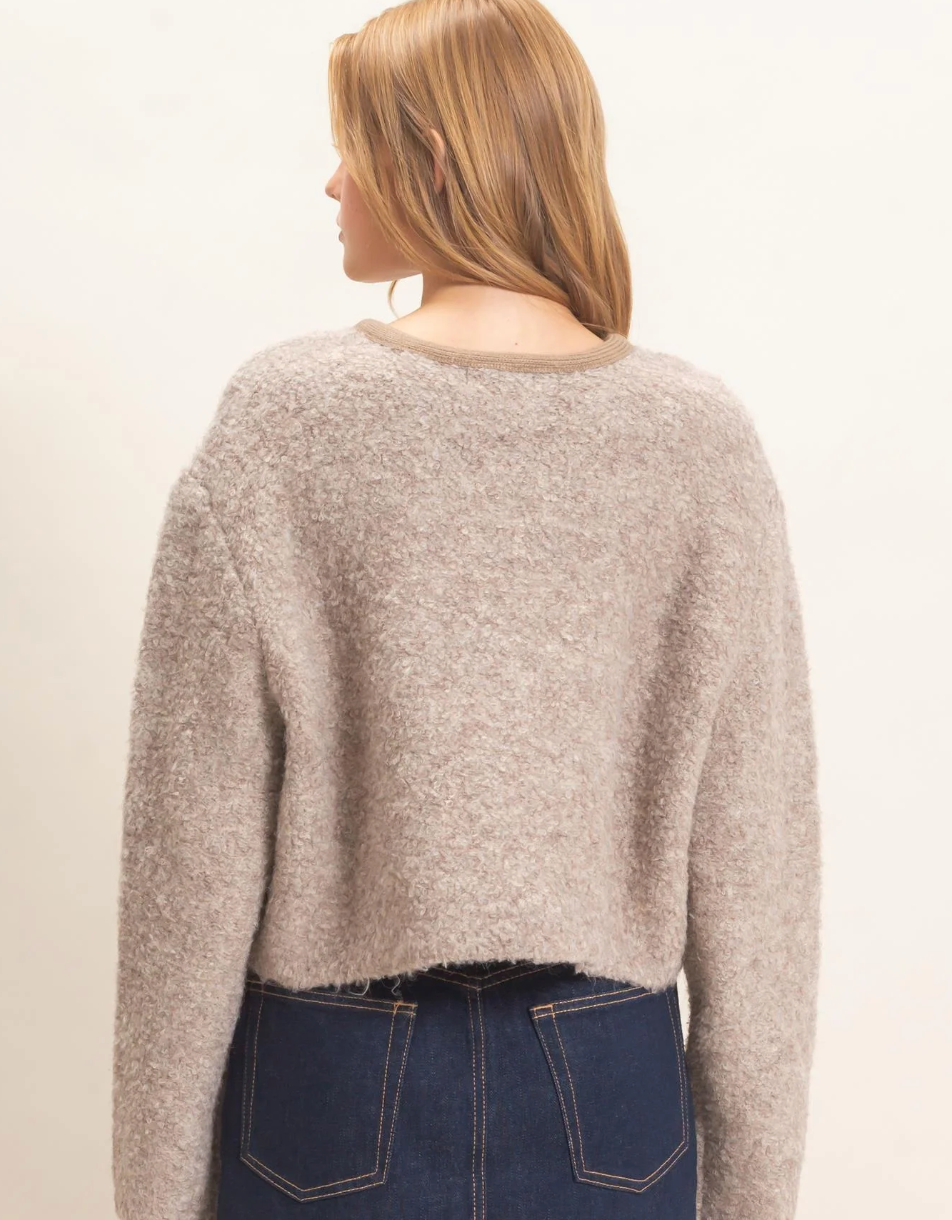 BOUCLE KNIT CARDIGAN