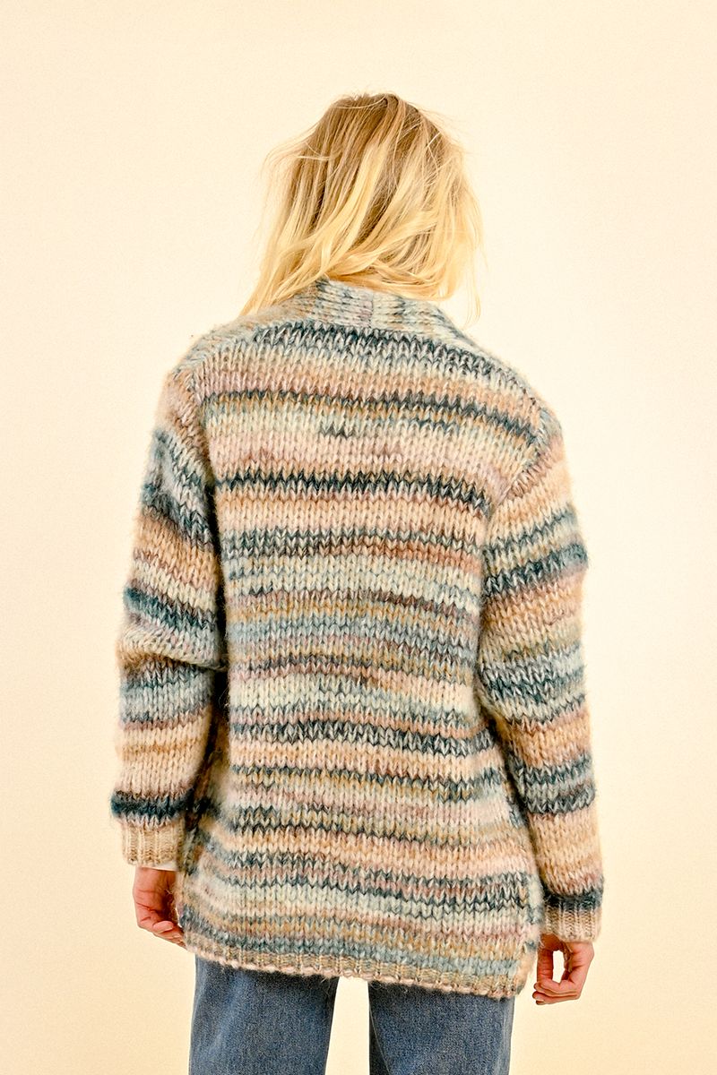 LADIES KNITTED CARDIGAN