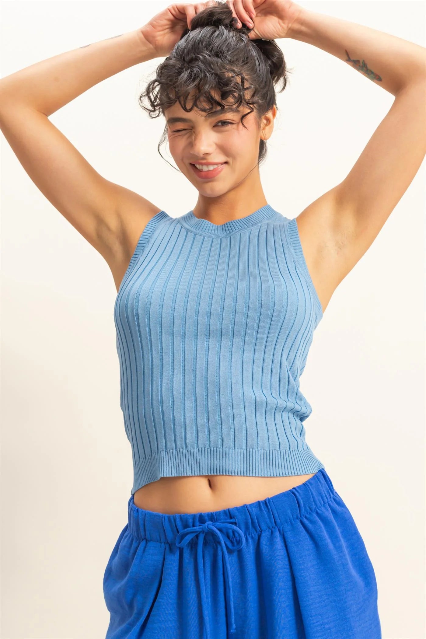 ESSENTIAL RIBBED TANK