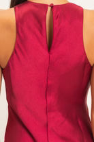 SLEEVELESS MIDI DRESS