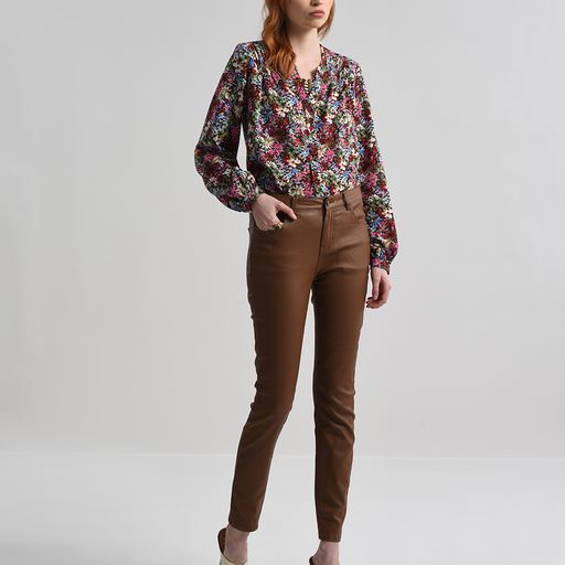 WOVEN COATED PANT