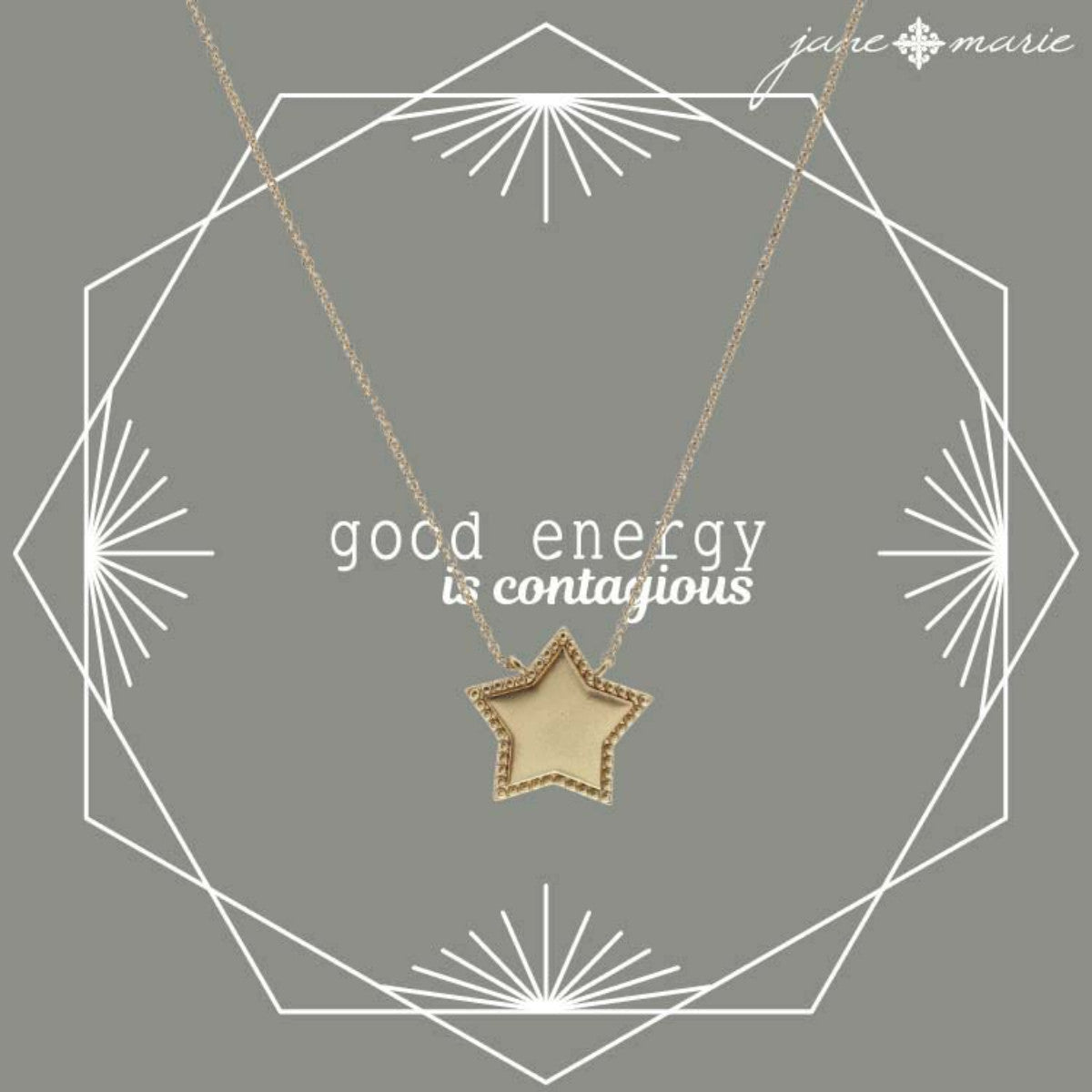 Gold Necklace with Star Pendant