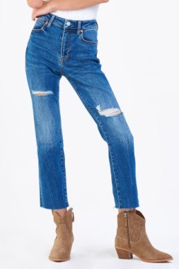 DEAR JOHN FRANKIE STRAIGHT CROPPED JEANS