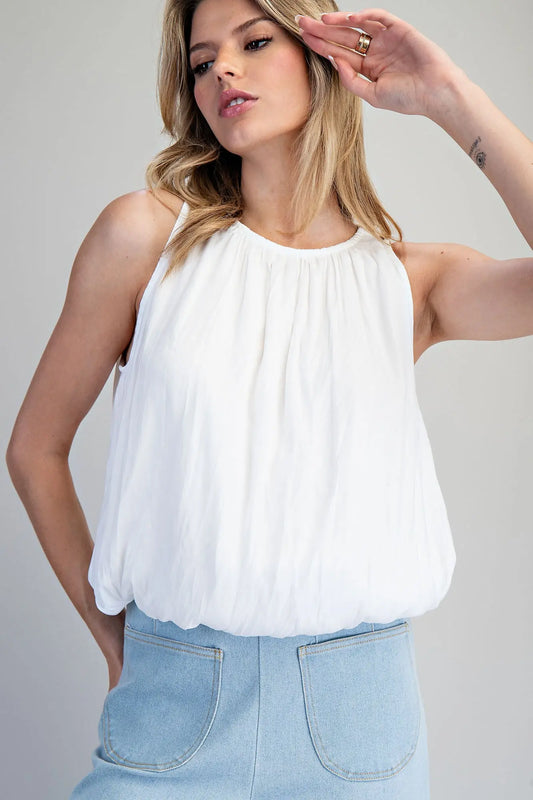 SLEEVELESS TOP/  BLOUSE