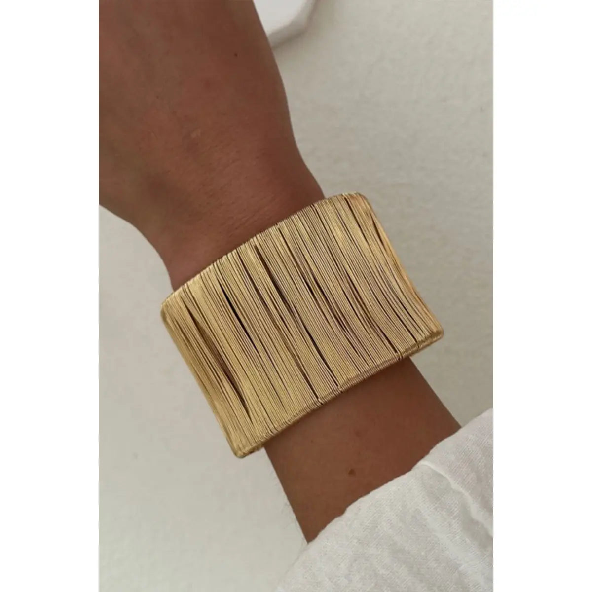 WIDE ADJUSTABLE CUFF BRACELET