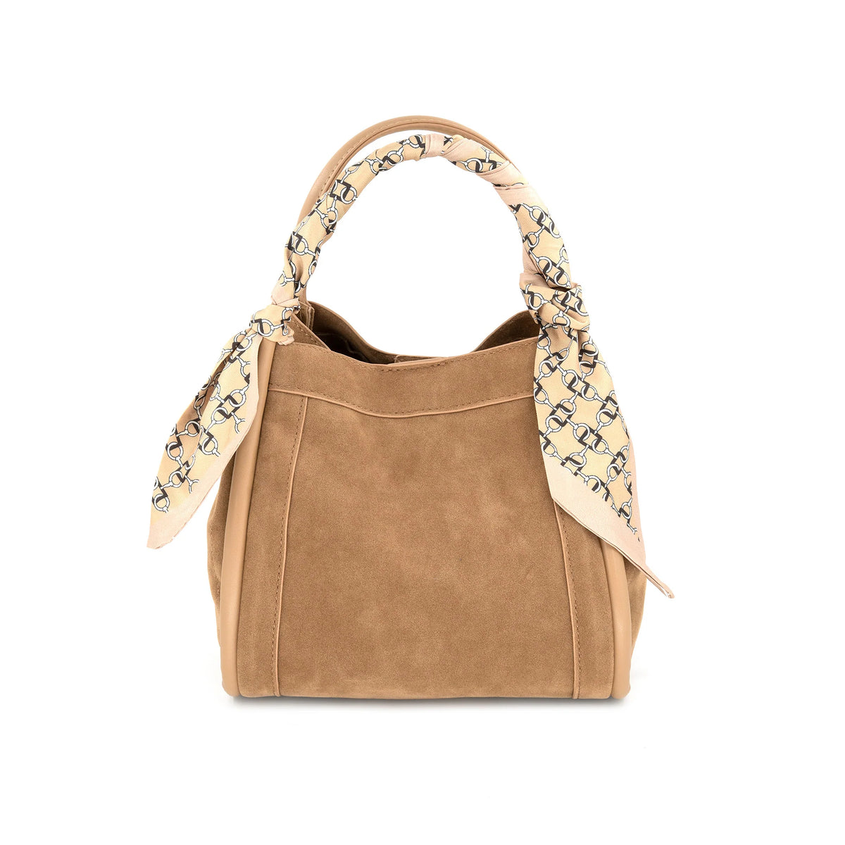 FAUX SUEDE CROSSBODY HANDBAG