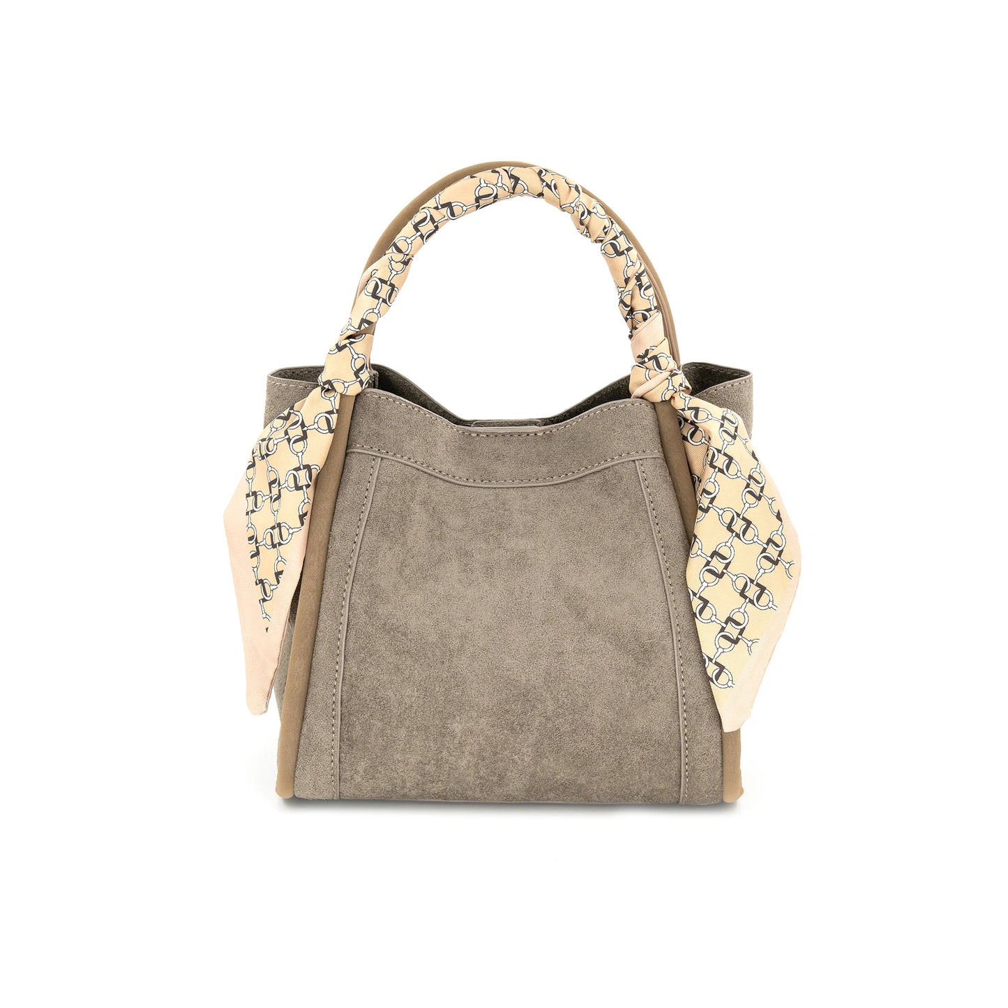 FAUX SUEDE CROSSBODY HANDBAG