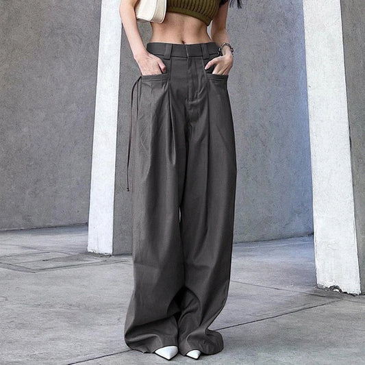 CASUAL TROUSER PANT WITH FRONT SLIT POCKETS