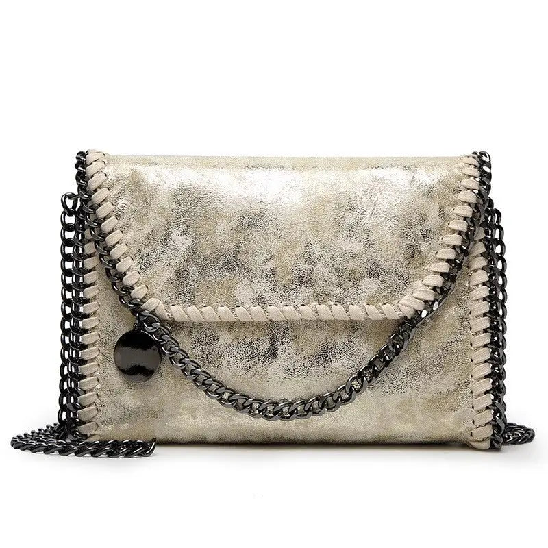 CASUAL SINGLE SHOULDER CROSSBODY CHAIN PURSE