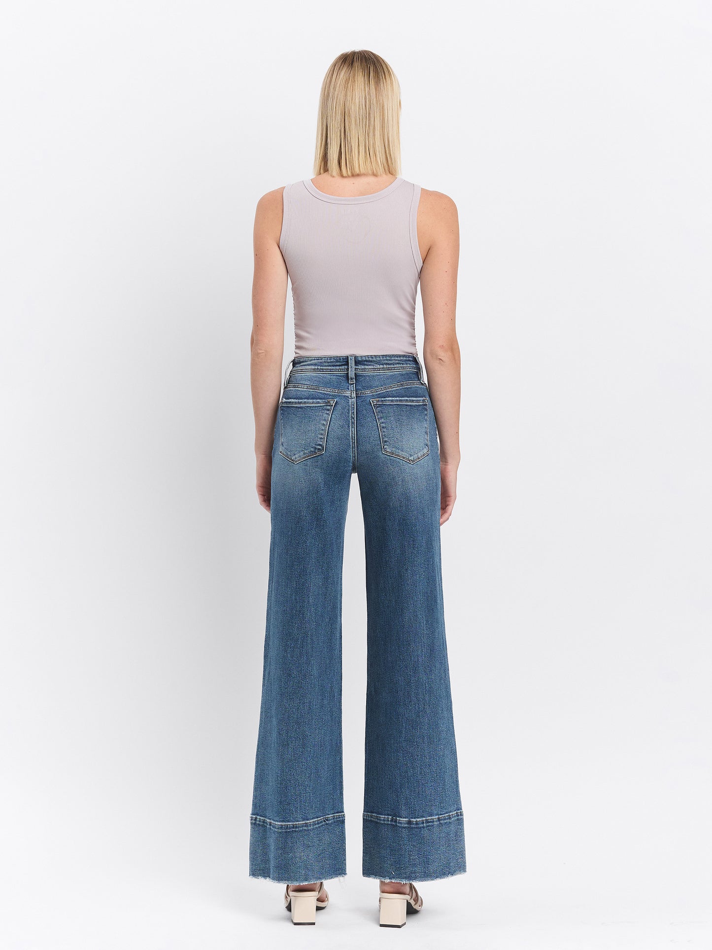 A-LINE WIDE TROUSER DENIM JEAN