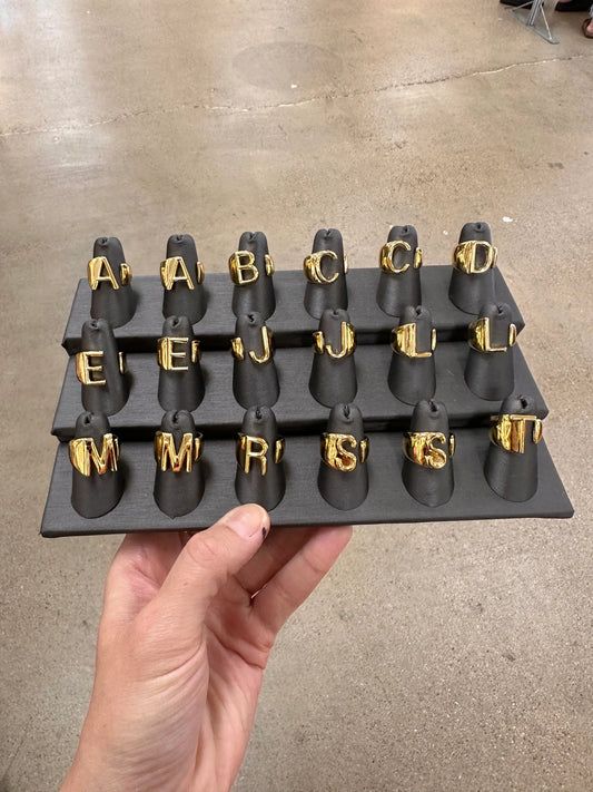 ADJUSTABLE MIX METAL WATER RESISTANT RINGS