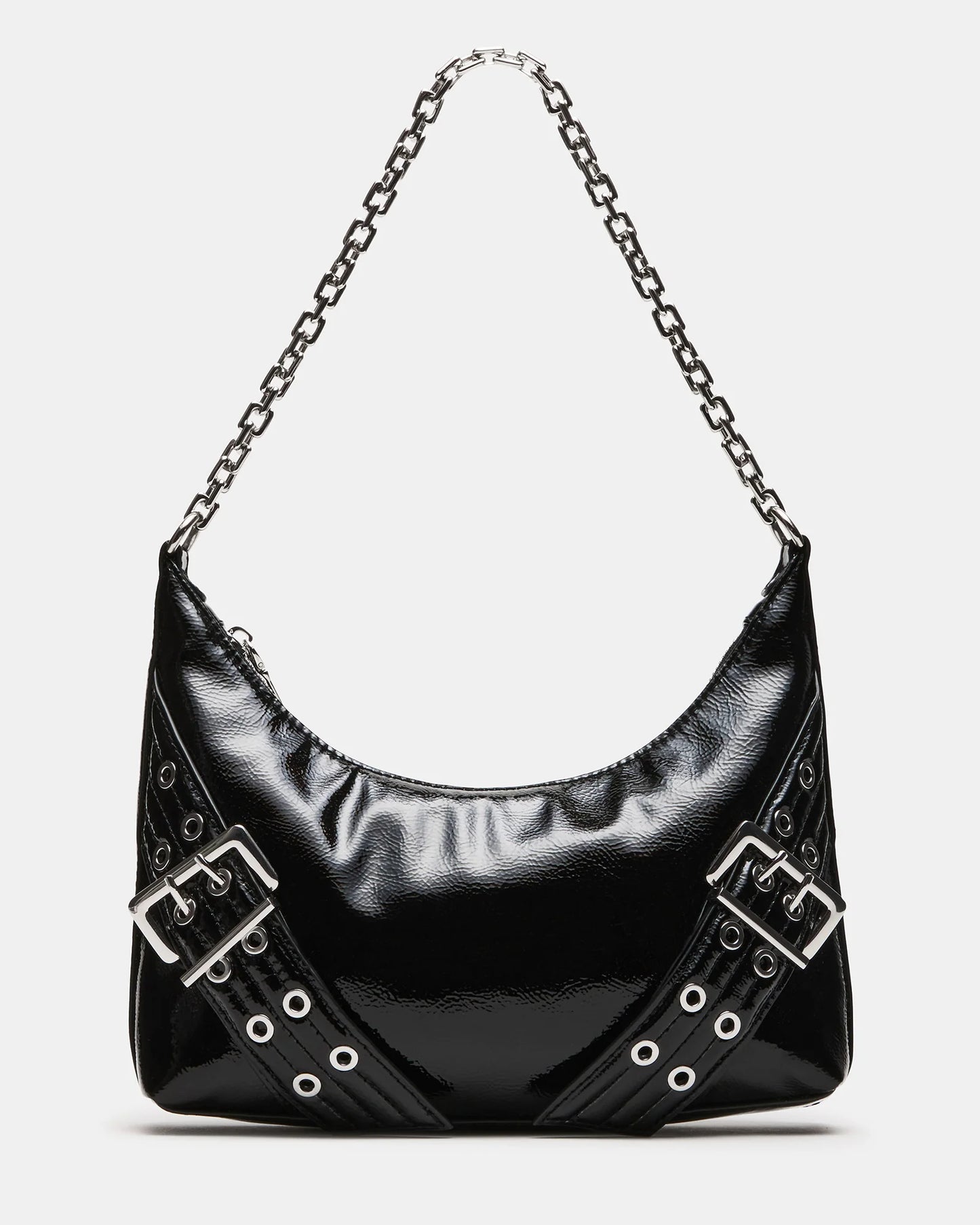 STEVE MADDEN GRAYA MOTO INSPIRED BAG W/ BUCKLE DETAIL