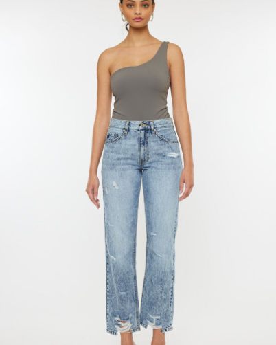 KANCAN HIGH RISE STRAIGHT RELAXED JEAN