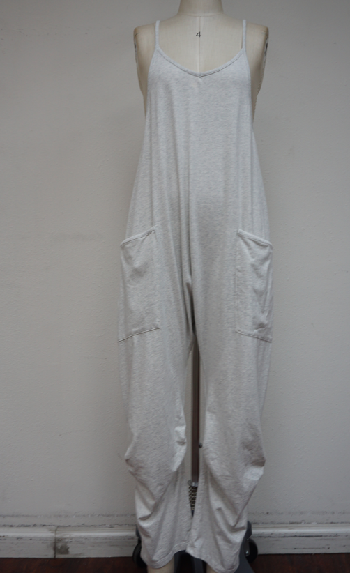 SNOW WASHED OVERSIZED CAMI JUMPSUIT