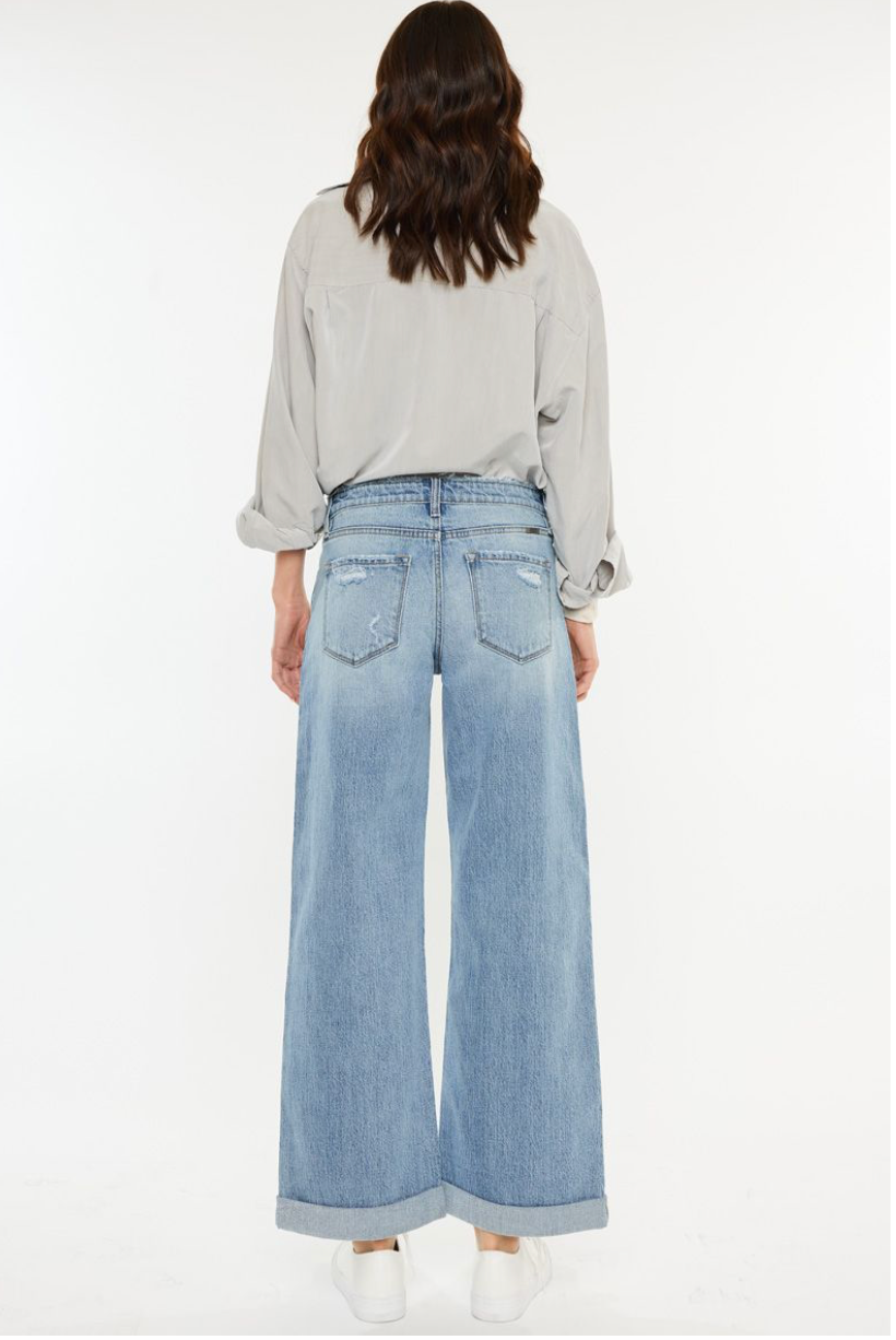 KANCAN  WIDE LEG CUFFED