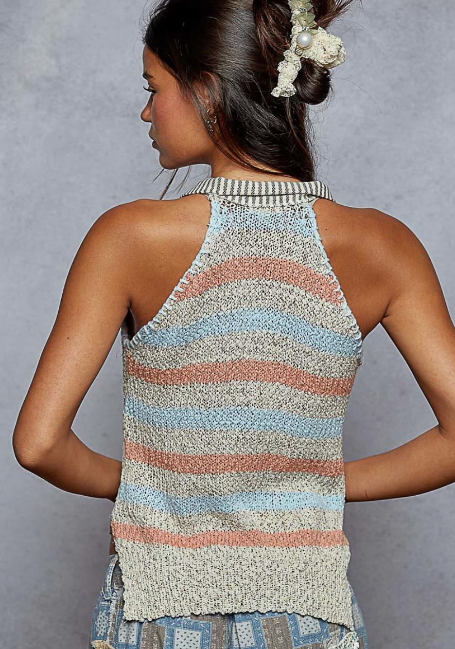 MOCK NECK SWEATER WITH STAR OATCH