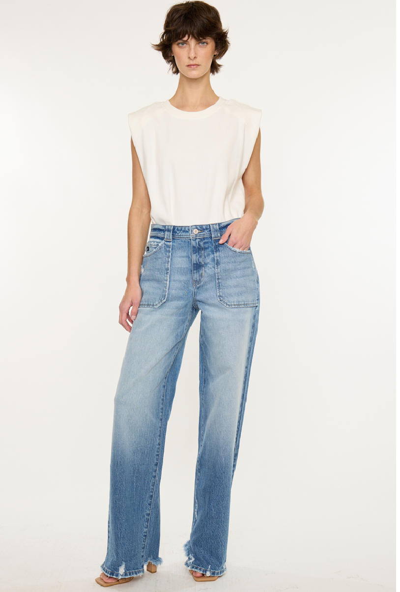 KANCAN MEDIUM WASH COMFORT STRETCH DENIM JEAN