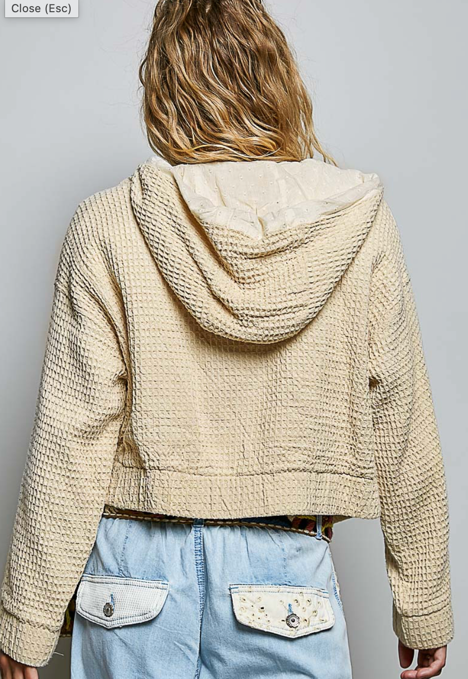 TEXTURED WOVEN JACKET