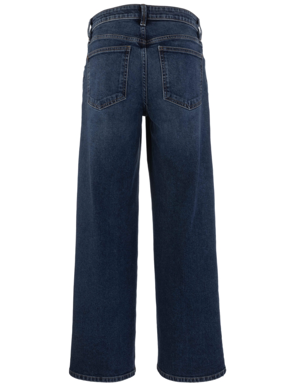 KUT SELENA BAGGY STRAIGHT LEG CLEAN HEM DENIM JEAN