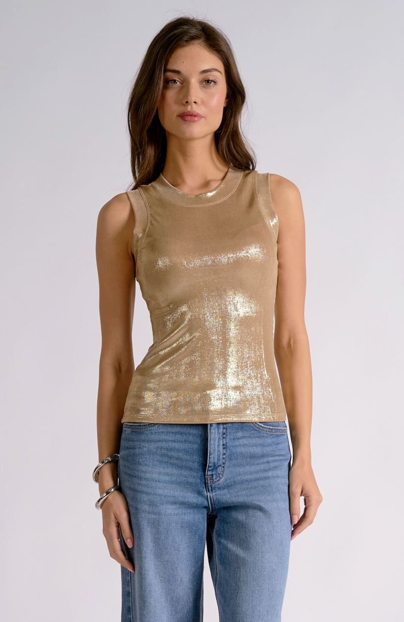 GLITTER TANK T0P