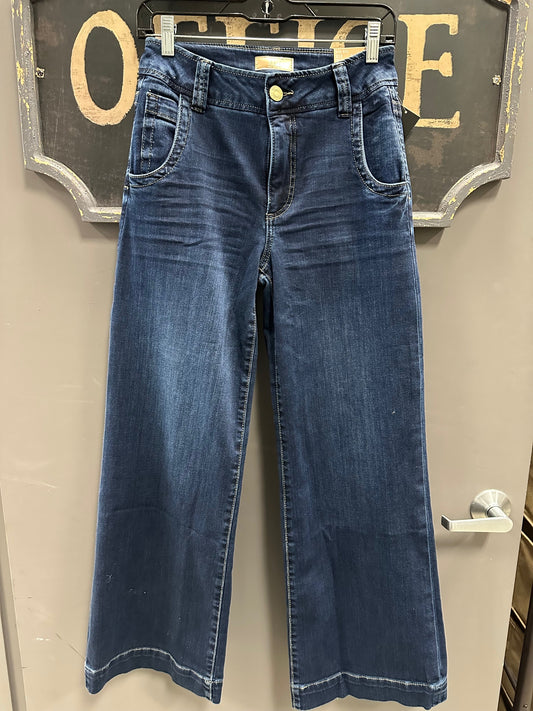 KUT MEG DENIM WIDE STITCH JEAN