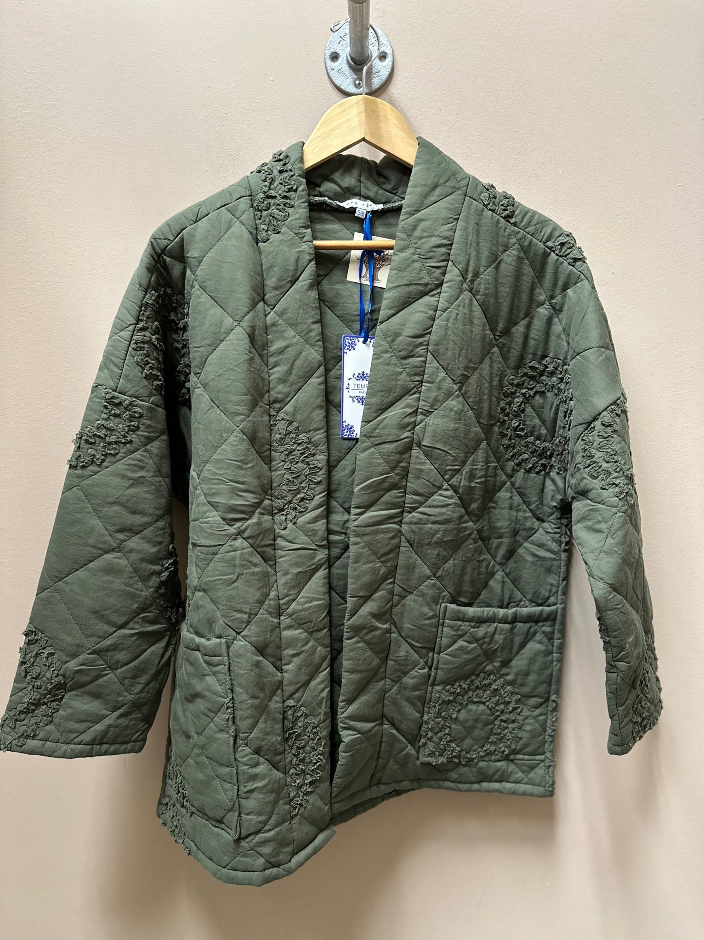 QUILTED EMBROIDERY JACKET