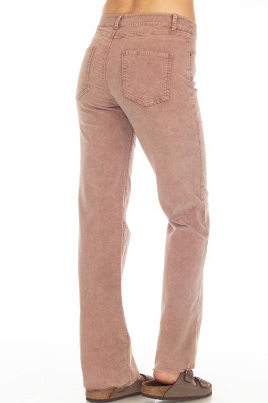 RUMI MID RISE SLIGHT FLARE CORDUROY PANT