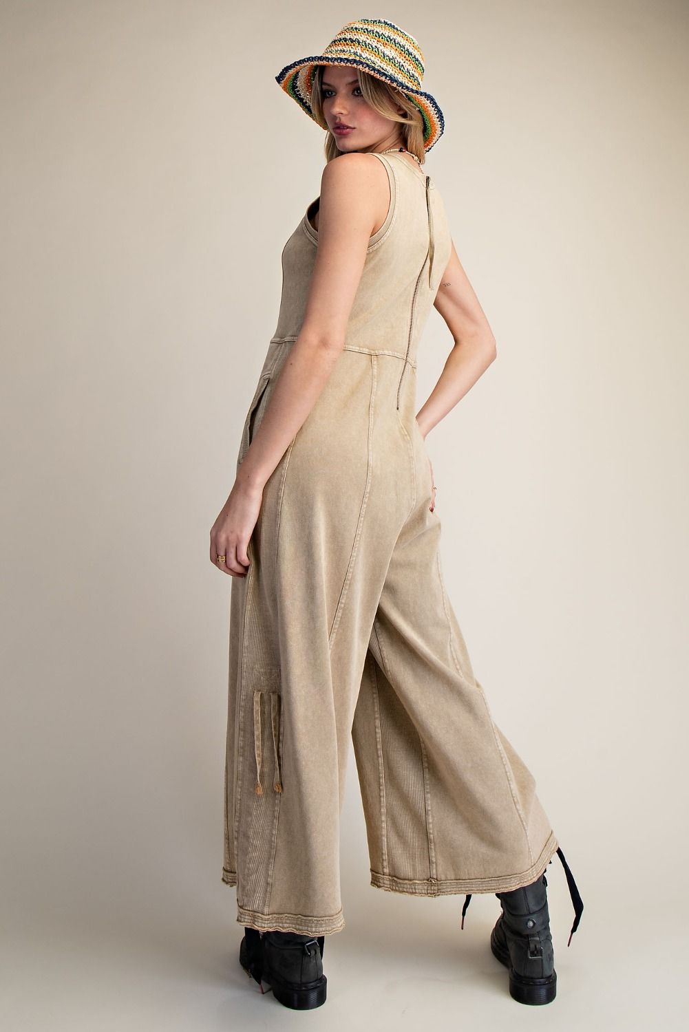 WASHED TERRY JUMPSUIT