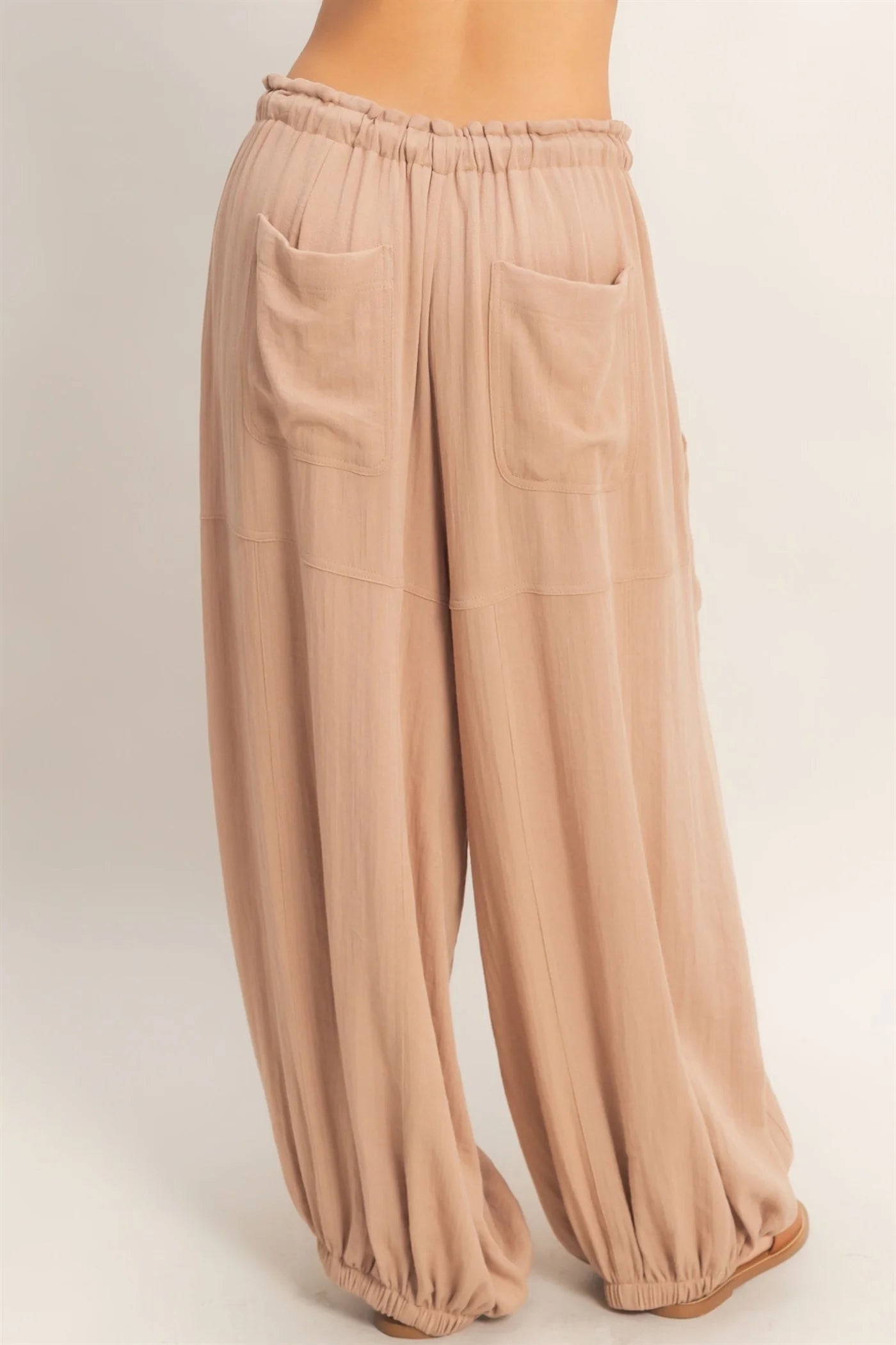 ELASTIC HEM DRAWSTRIMG PANT