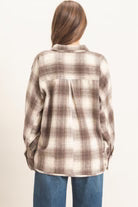PLAID FLANNEL JACKET