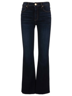 KUT DENIM ANA HIGH RISE FAB AB FLARE-RAW HEM