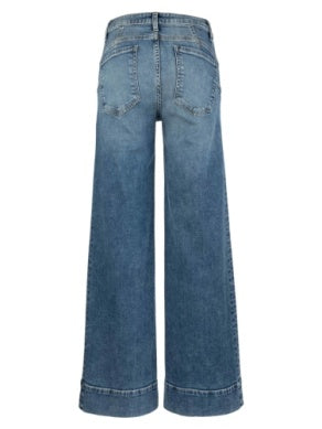 KUT MAYA WIDE HEM BACK DARTS DENIM JEANS