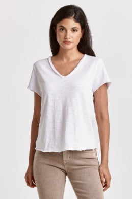 V NECK SHORT SLEEVE RELAXED FIT