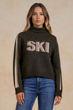 TURTLE NECK KNIT SWEATER