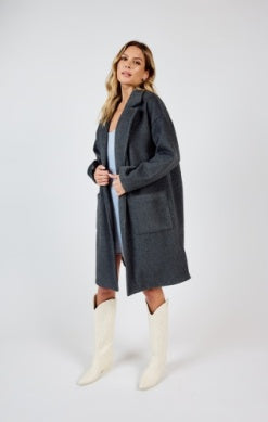 OPEN FRONT COAT