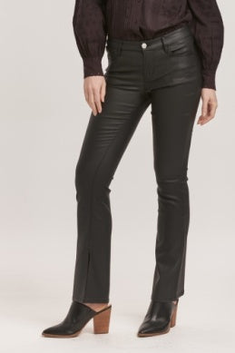 DEAR JOHN COATED BOOTCUT SLIT PANT