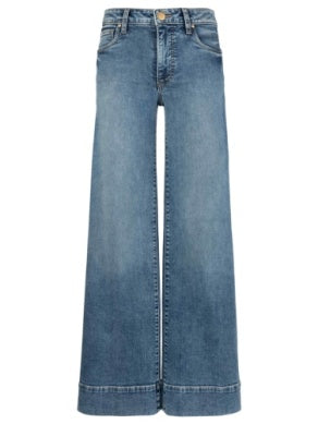 KUT MAYA WIDE HEM BACK DARTS DENIM JEANS