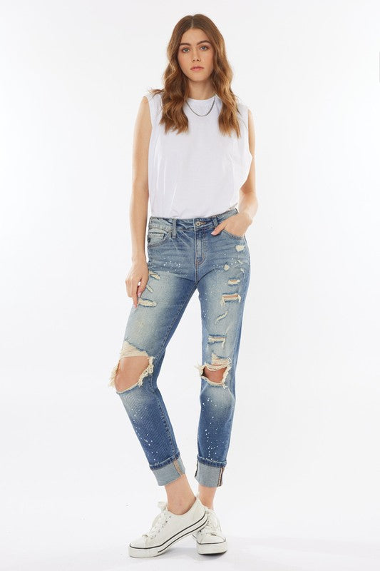 Cute High Waisted Jeans High Rise Denim Jeans Twisted Wardrobe